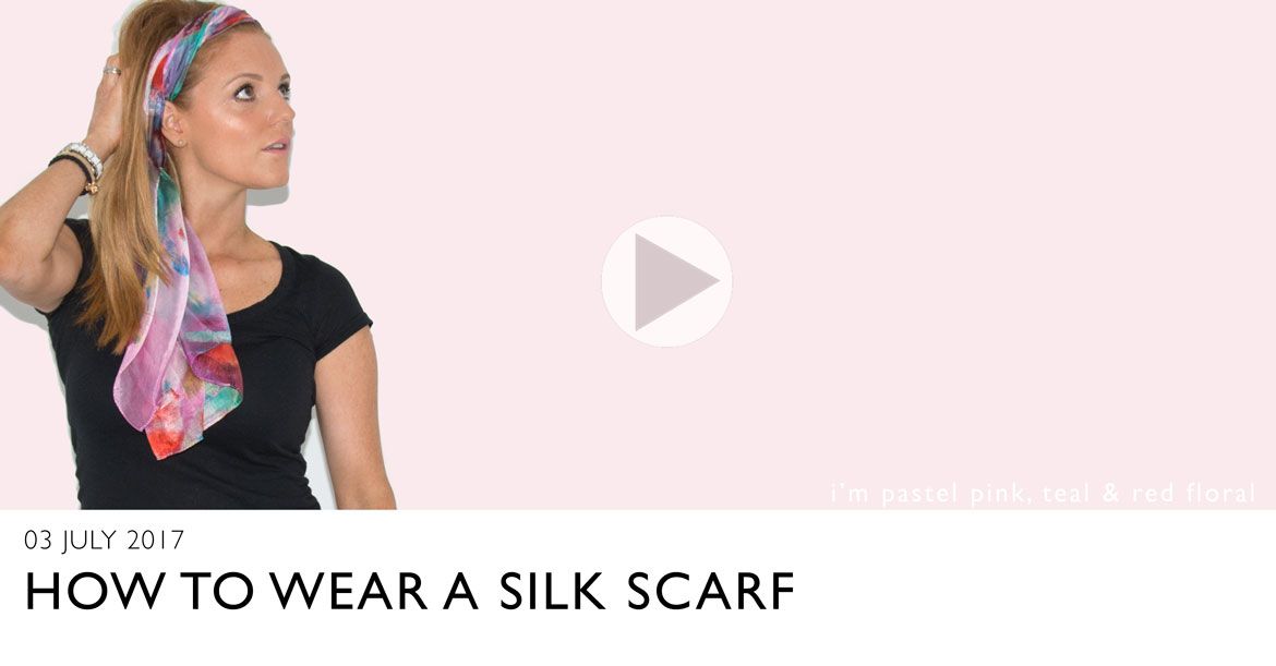 an image showing a silk scarf