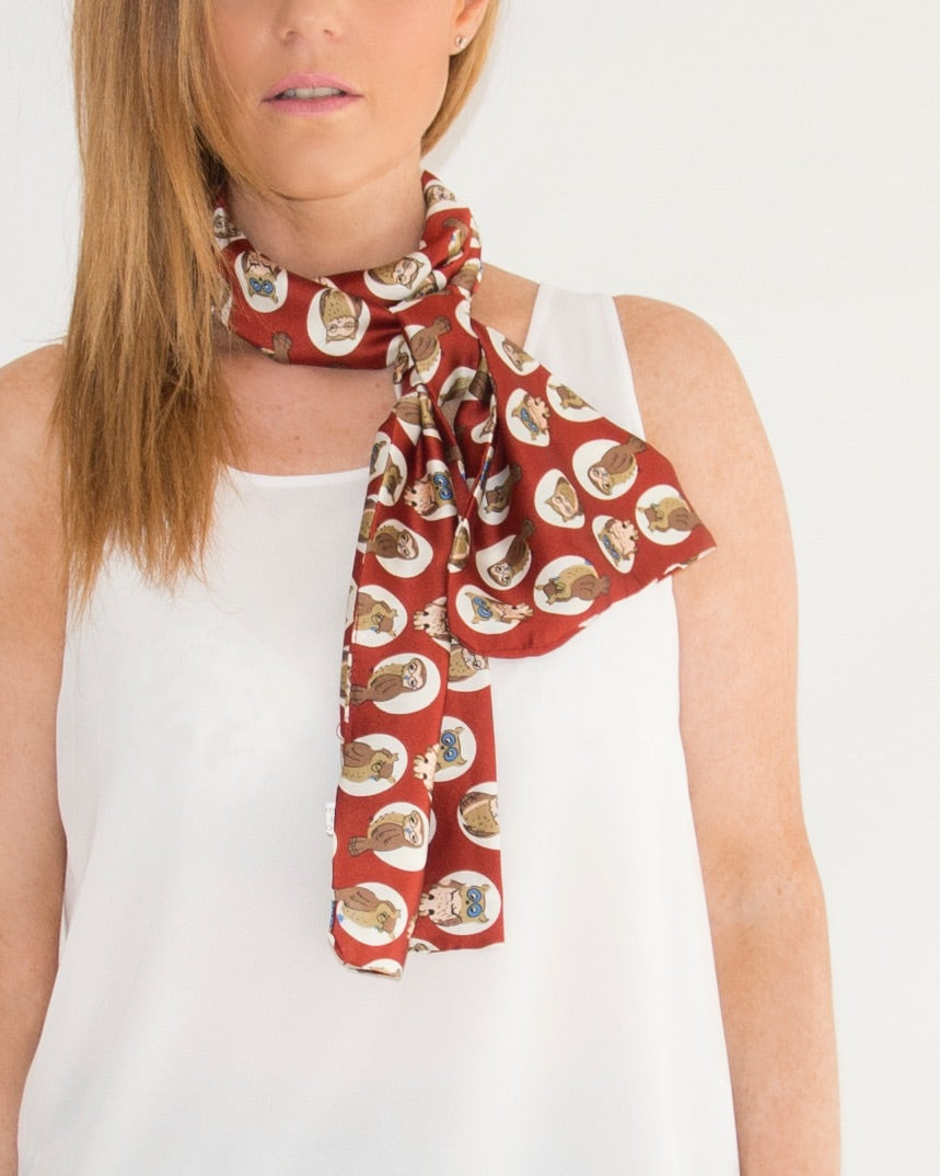 ladies skinny scarves