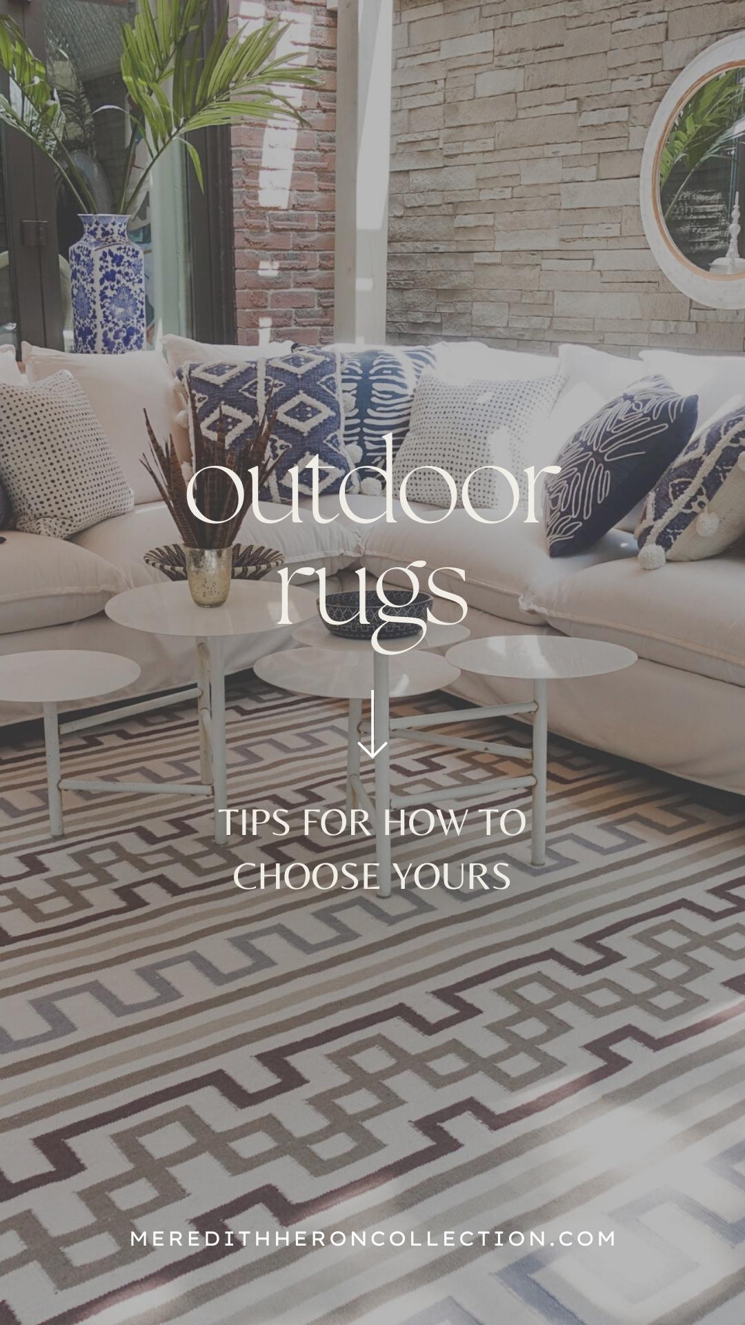 Outdoor Rugs by Meredith Heron Collection