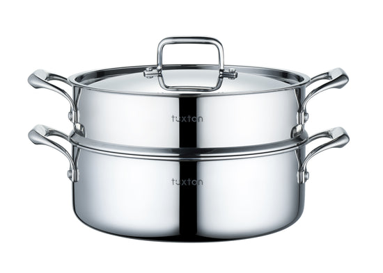 316 Series - 2.4QT Surgical Stainless Steel Triply Saucepan with