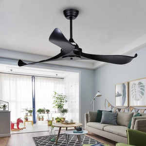 Curved Blade Ceiling Fan With Remote Control
