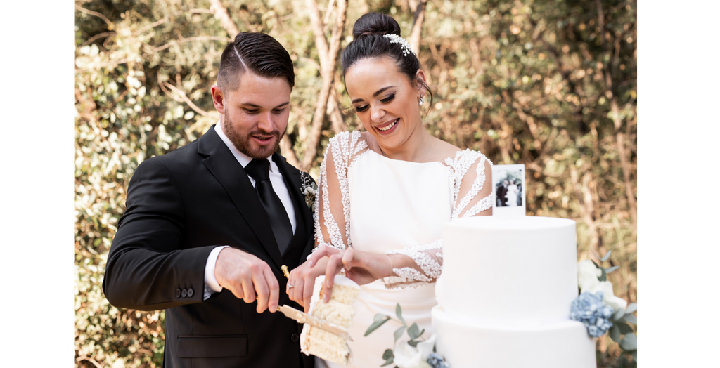 Monique and Rhett Wedding - Cake