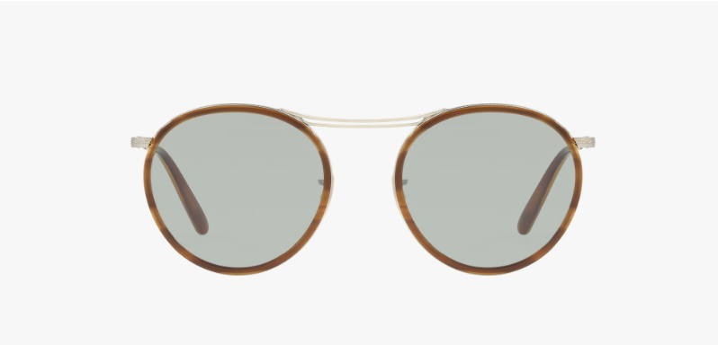 Oliver Peoples Mp-3 30th in Brushed Silver + Green Lens – boutiquetozzi