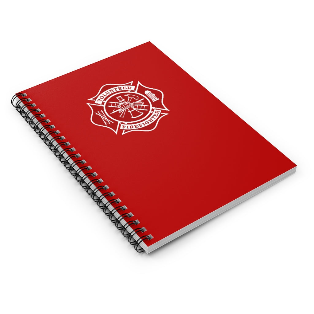 Volunteer Firefighter Spiral Notebook - Ruled Line – firestationstore.com