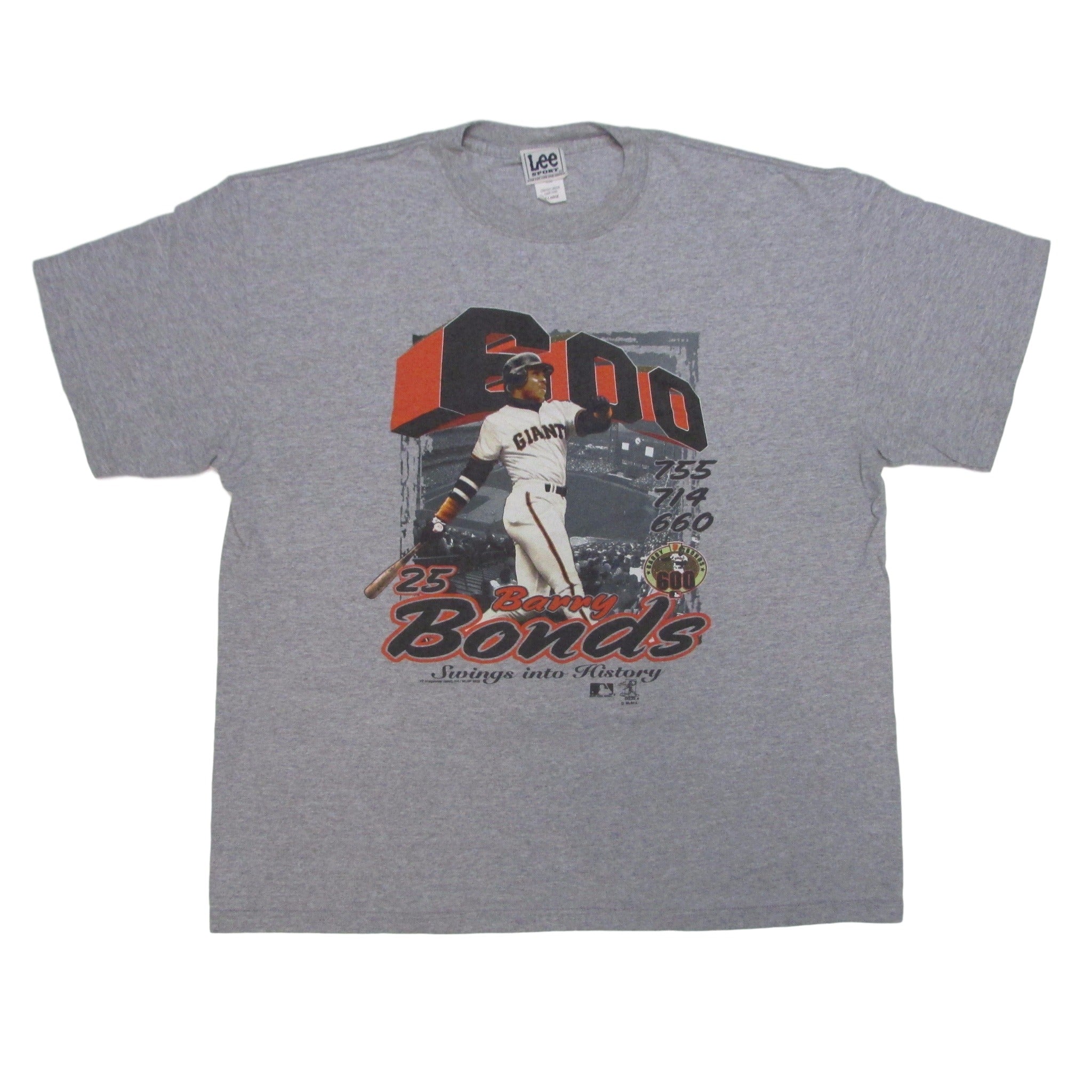 barry bonds t shirt