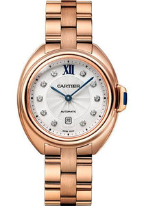 Cartier Tank Louis Cartier Watch - 33.7 mm White Gold Case - Pink Fuschia Alligator Strap - WJTA0015