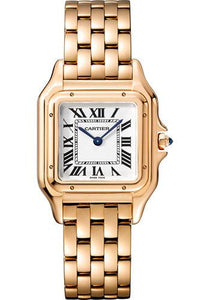 Cartier Panthère De Cartier Watch Small Model, Quartz Movement, Rose Gold,  Diamonds WJPN0008