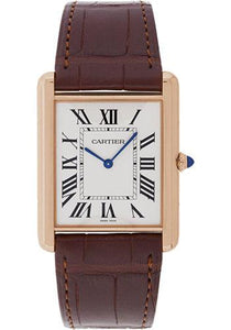 Cartier Tank Louis Cartier Watch - 29.55 mm Pink Gold Case - Brown All –  Luxury Time NYC