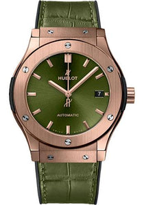 Hublot Classic Fusion Chronograph King Gold Green Men's Watch