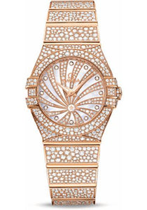 Omega Ladies Constellation Luxury Edition Watch - 24 mm Red Gold