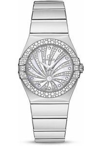 Omega Ladies Constellation Luxury Edition Watch - 27 mm White Gold