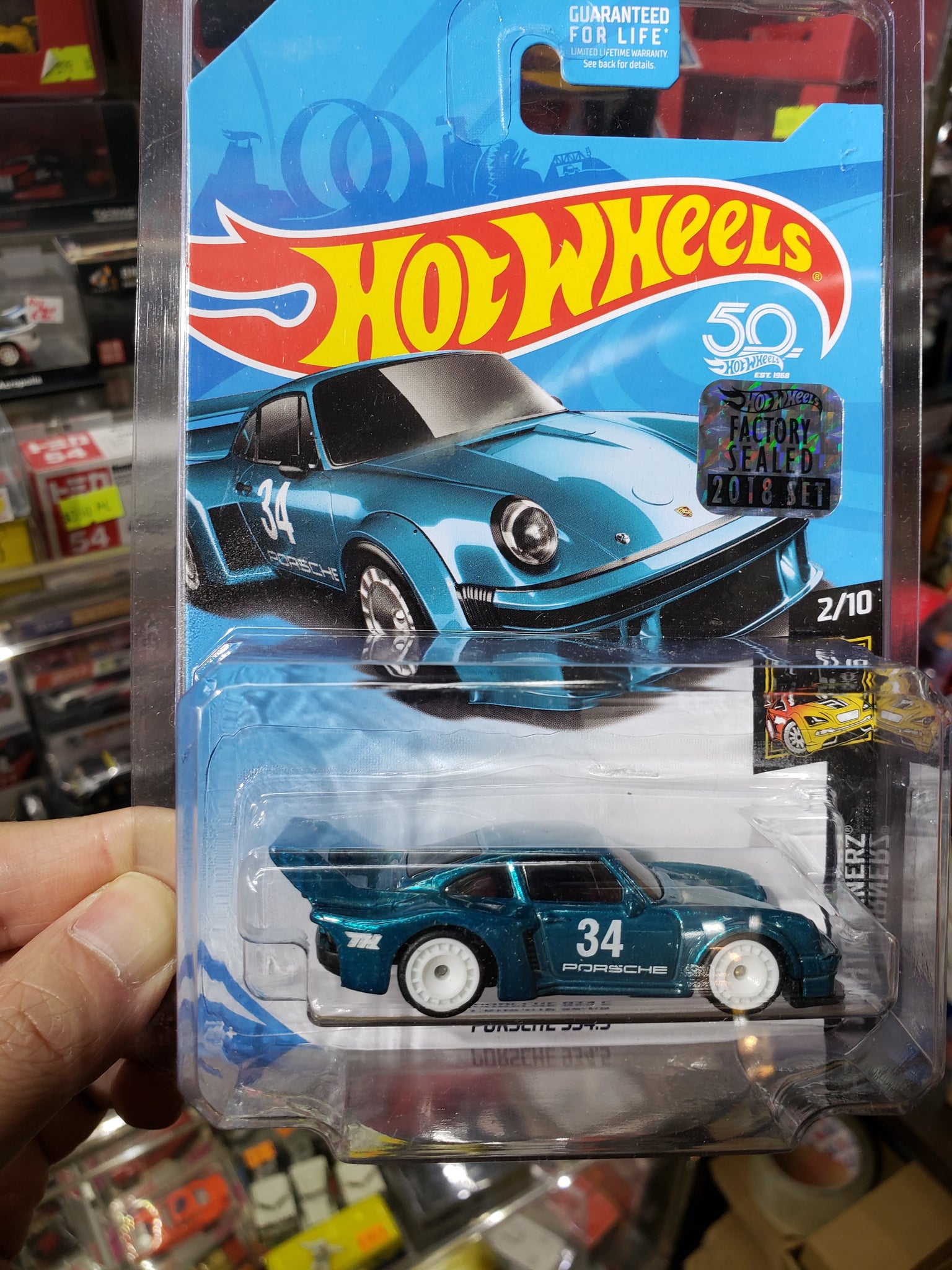 Hot Wheels 50th Anniversary Porsche 934 5 Super Treasure Hunt Factory Speed 70