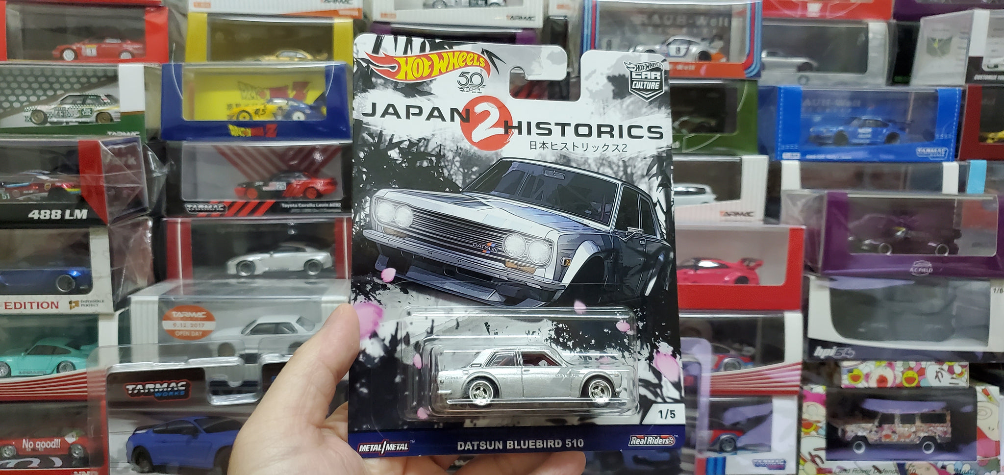 Hot Wheels Car Culture Japan Historics 2 Datsun Bluebird 510 Die Cast Speed 70