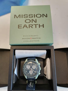 格安NEW OMEGA SWATCH OMEGA MISSION ON EARTH スウォッチ オメガの