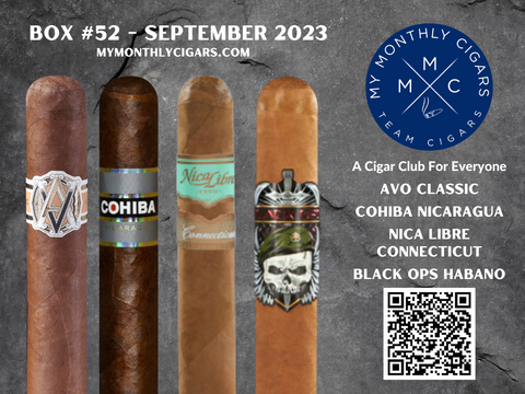 My Monthly Cigars - A Cigar Club For Everyone - September 2023 Box #52