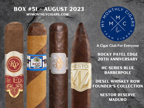 My Monthly Cigars August 2023 Box #51 - A Cigar Club For Everyone