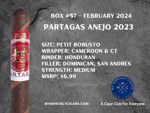 My Monthly Cigars February 2024 Box #57 - My Monthly Cigars - A Cigar Club For Everyone