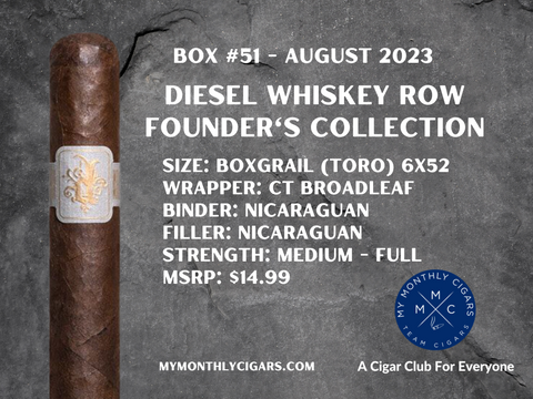 My Monthly Cigars August 2023 Box #51 - A Cigar Club For Everyone