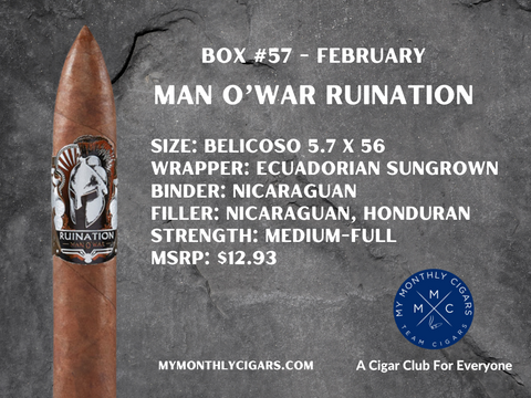 My Monthly Cigars February 2024 Box #57 - My Monthly Cigars - A Cigar Club For Everyone