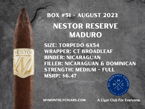 My Monthly Cigars August 2023 Box #51 - A Cigar Club For Everyone