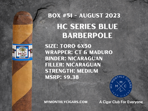 My Monthly Cigars August 2023 Box #51 - A Cigar Club For Everyone