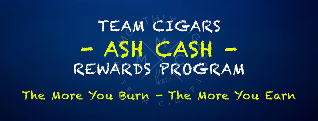 Team Cigars Ash Cash Rewards Program - My Monthly Cigars - A Cigar Club For Everyone