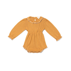 Lali Baby Knit One-piece in Mustard