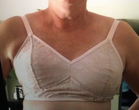 RUBIES BRAS: COLLEEN'S MASTECTOMY BRA IN PINK LACE CHANTILLY