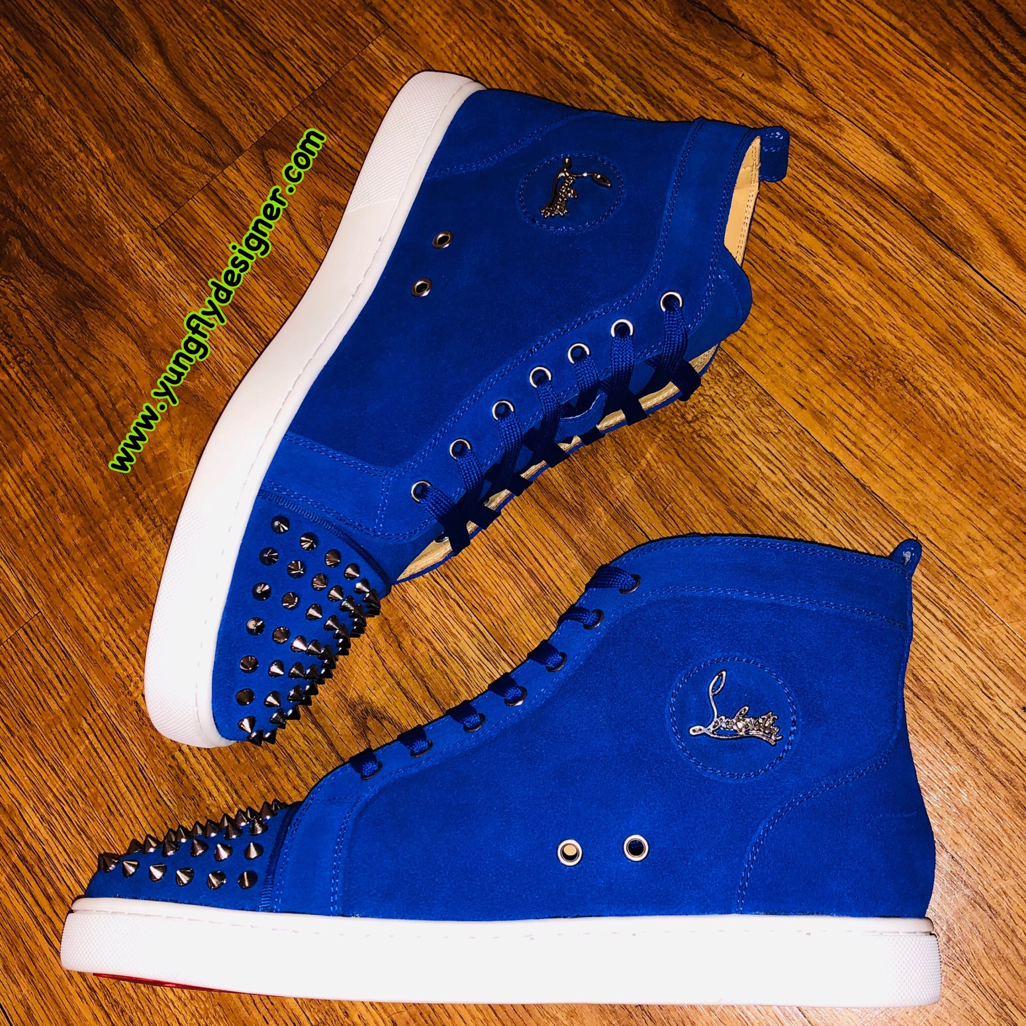 royal blue christian louboutin