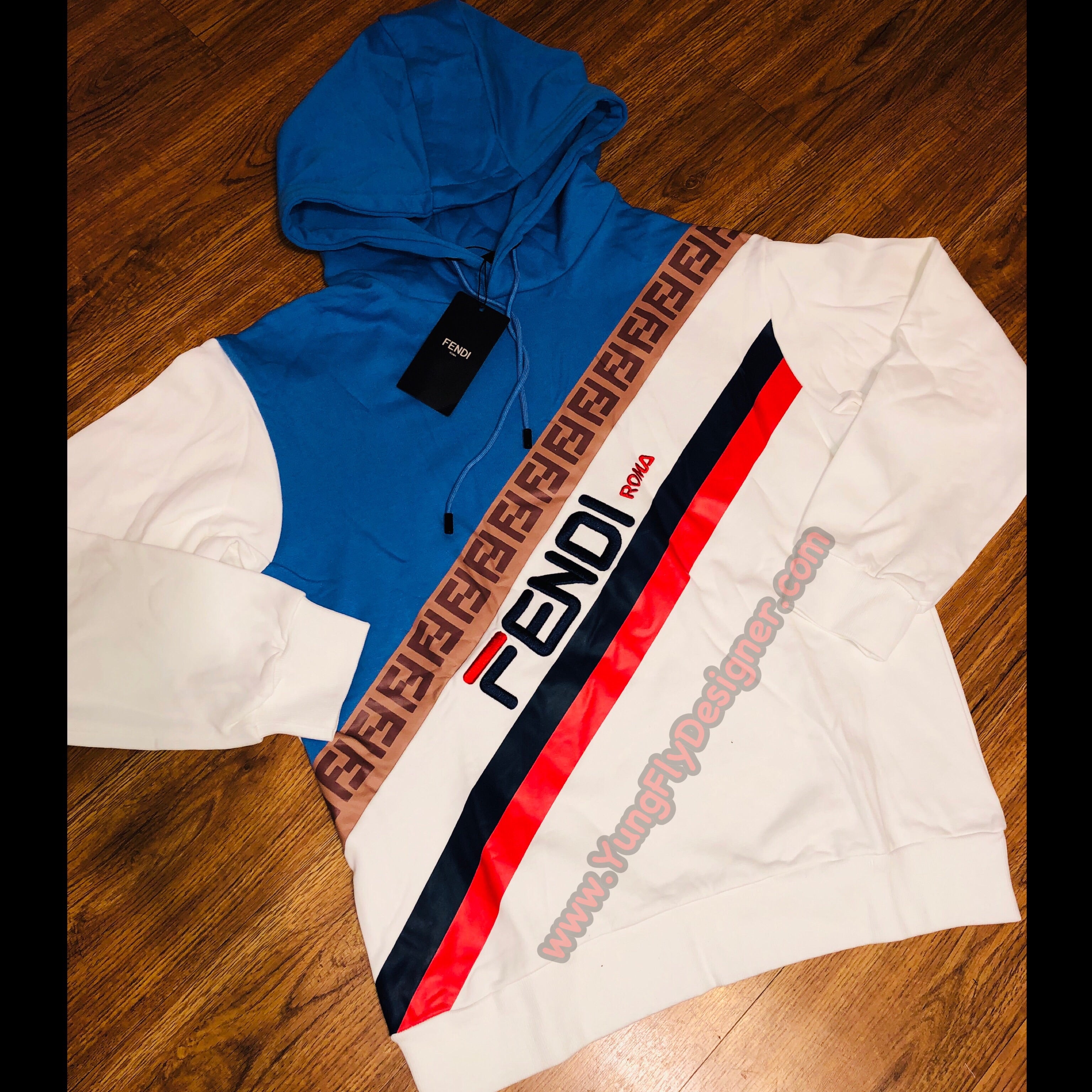 fendi fila hoodie