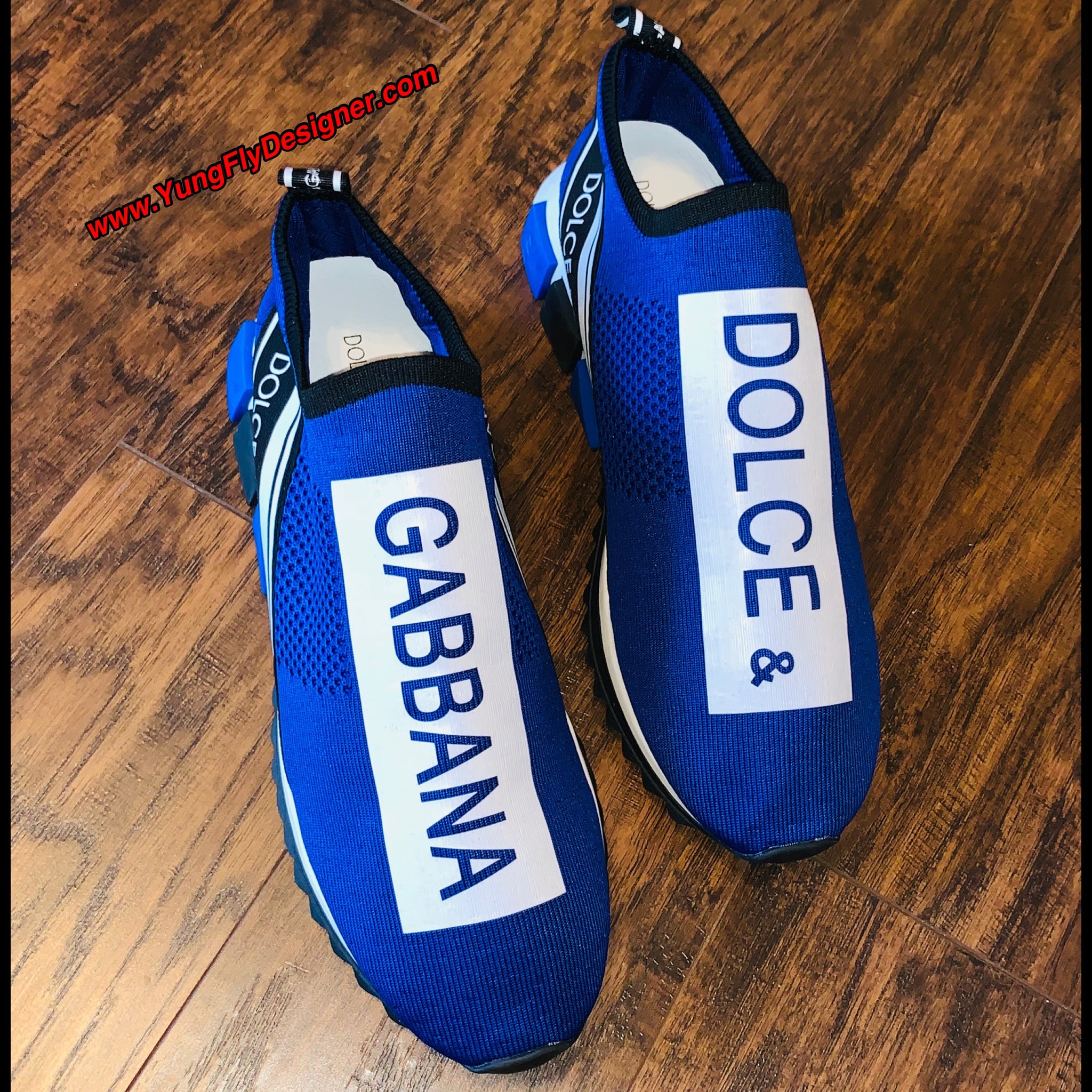 blue dolce and gabbana sneakers