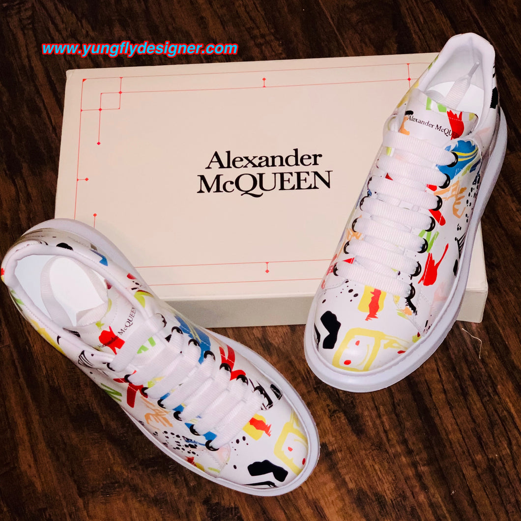 colorful alexander mcqueen sneakers