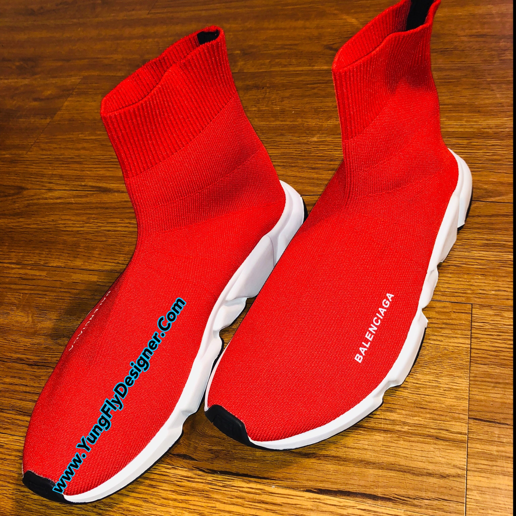 red high top balenciaga