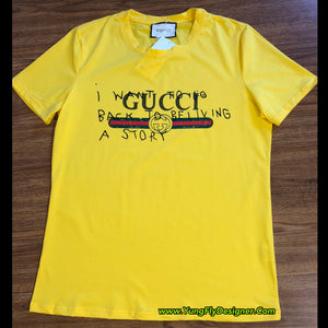 yellow gucci t shirt