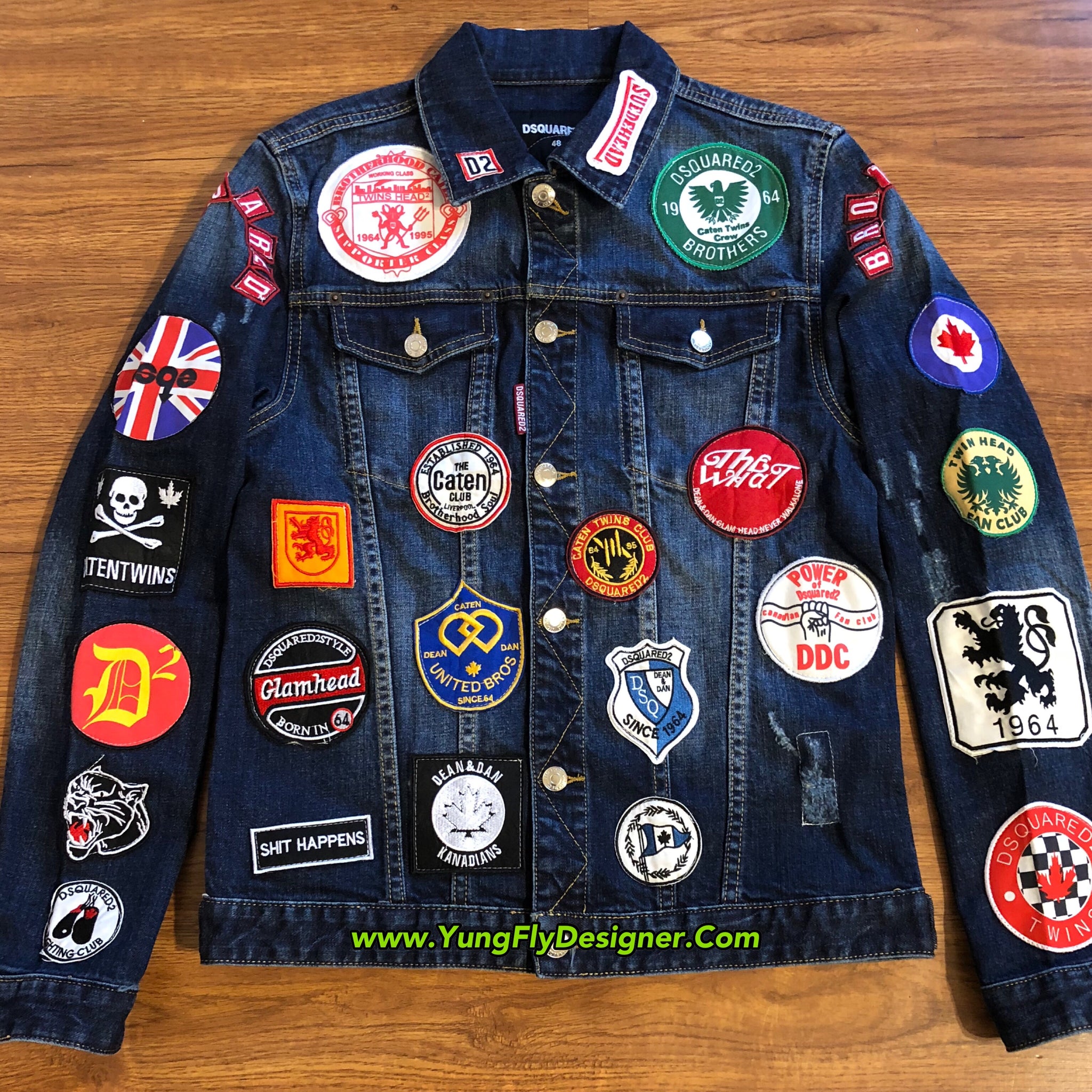 dsquared badge jacket