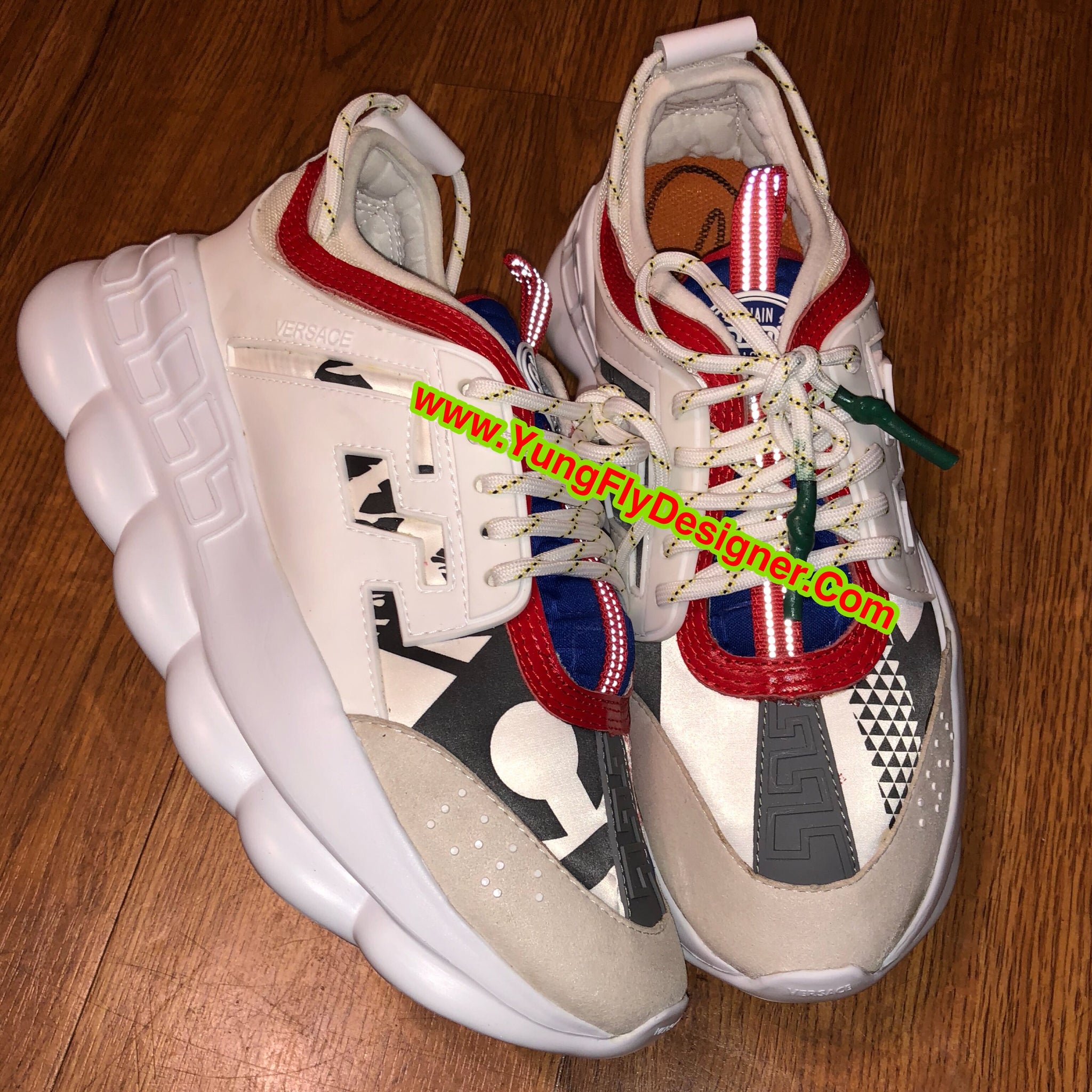 colorblock chain reaction sneakers