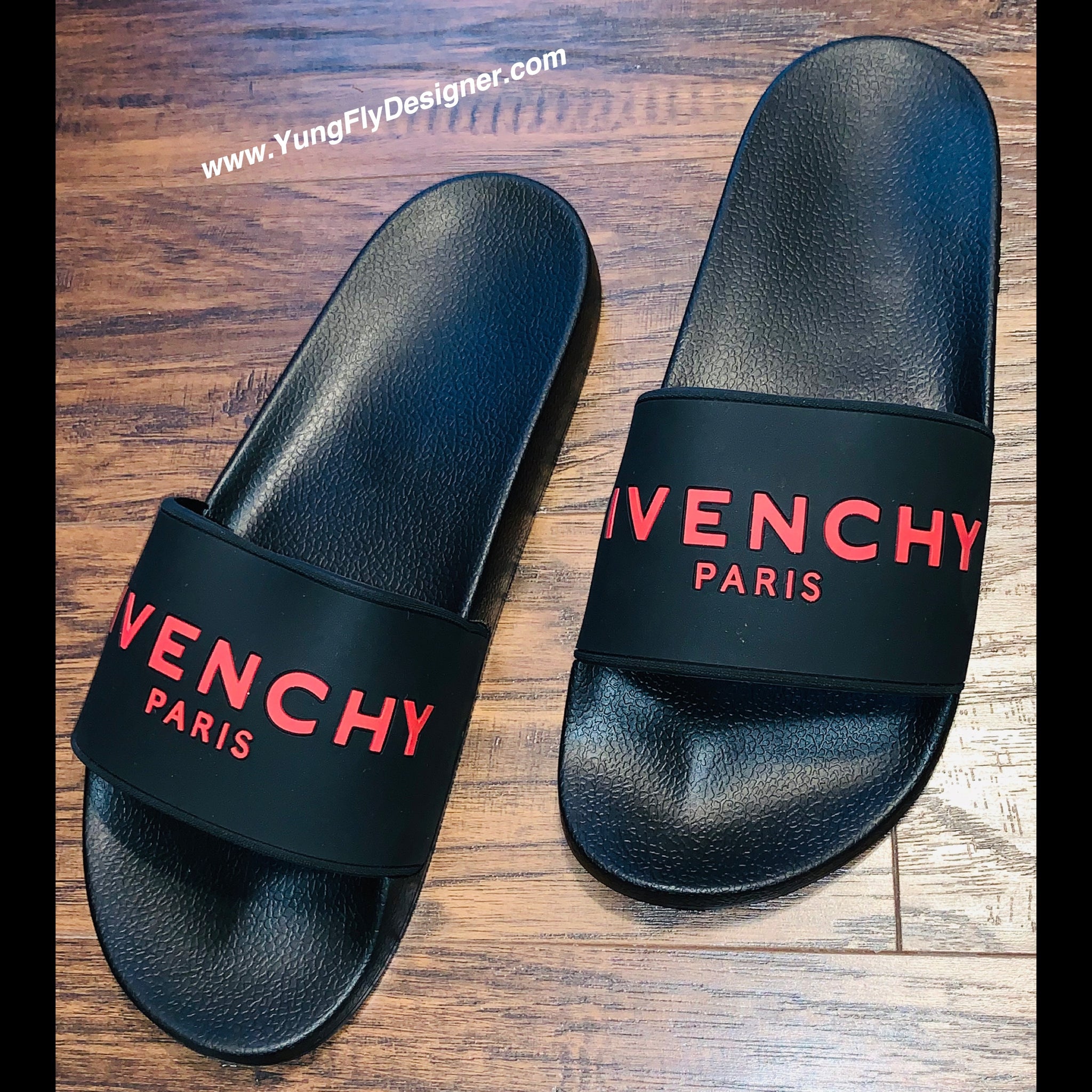 red givenchy slides