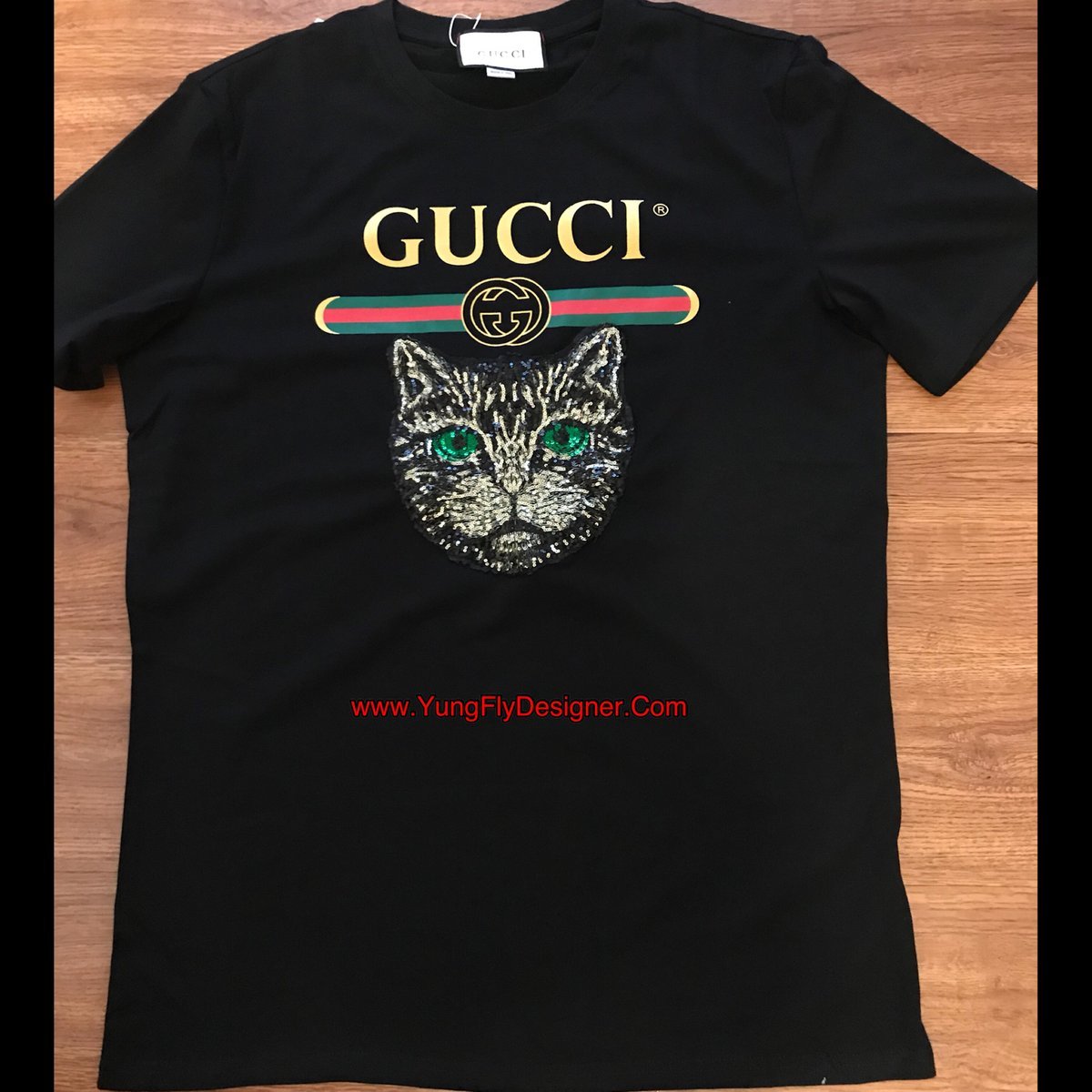 gucci t shirt with cat