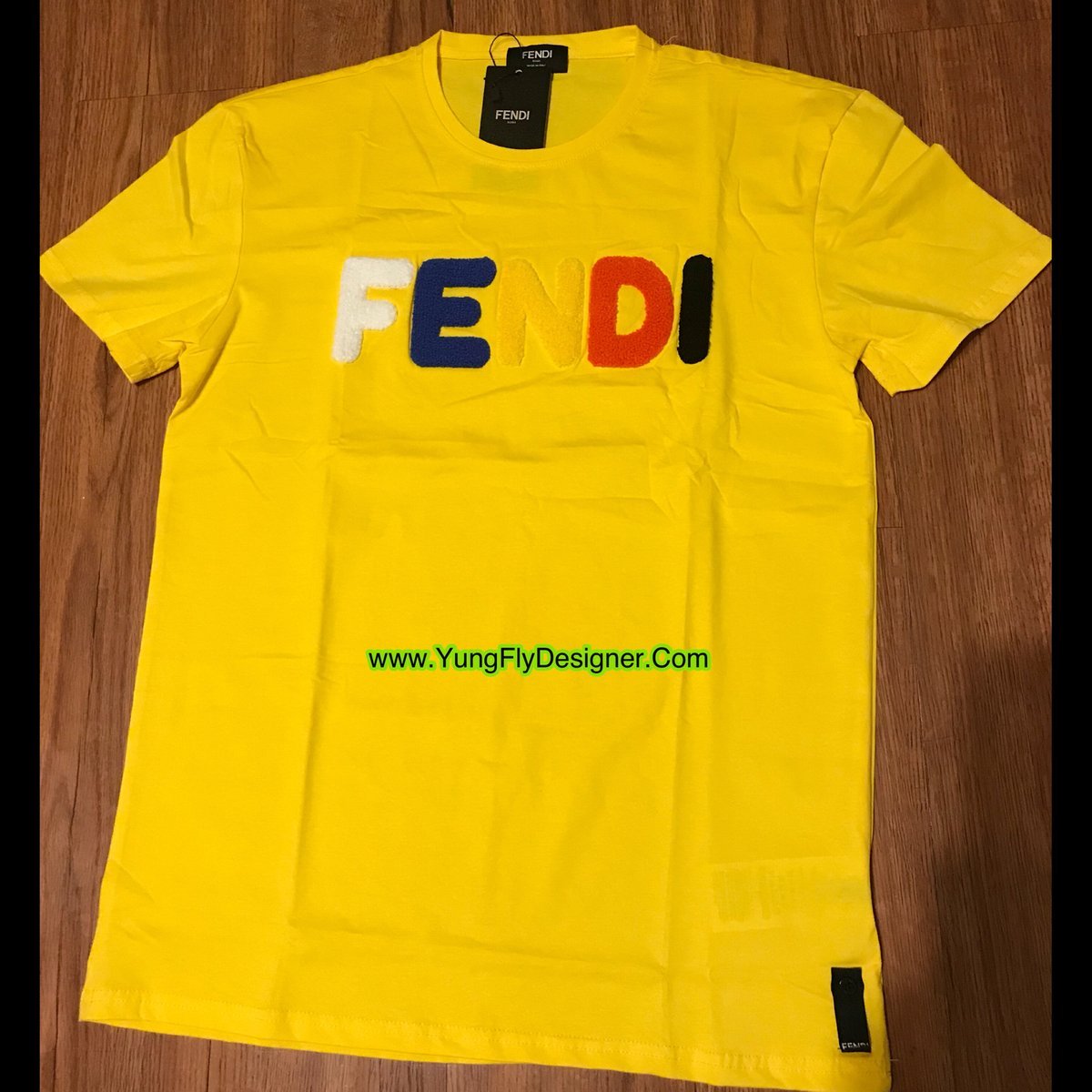 yellow fendi shirt