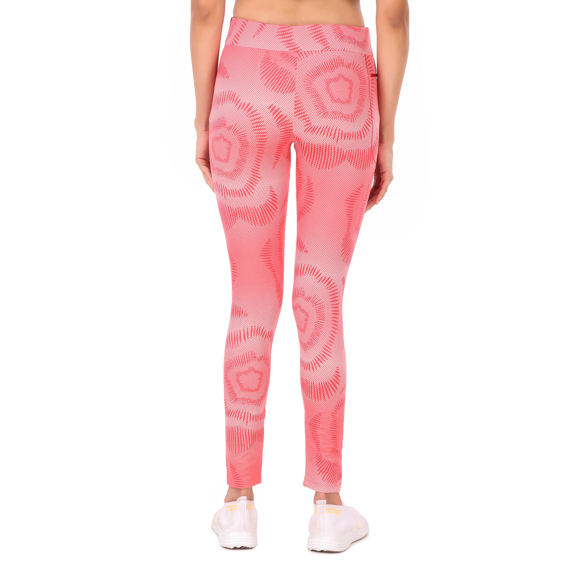 Under Armour S Printed Ankle Leggings Pink S in Red