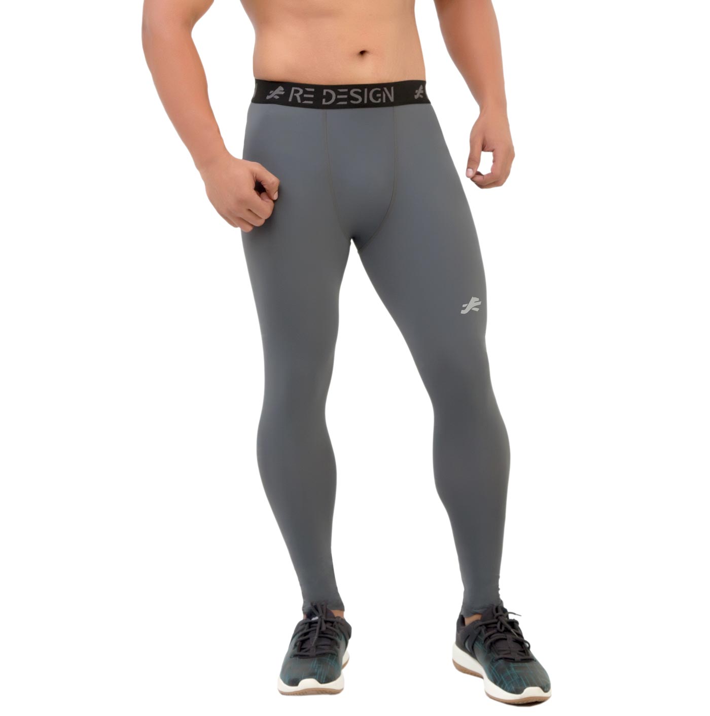 Nylon PB Series Compression Pant and Full Tights For Men (Black/L
