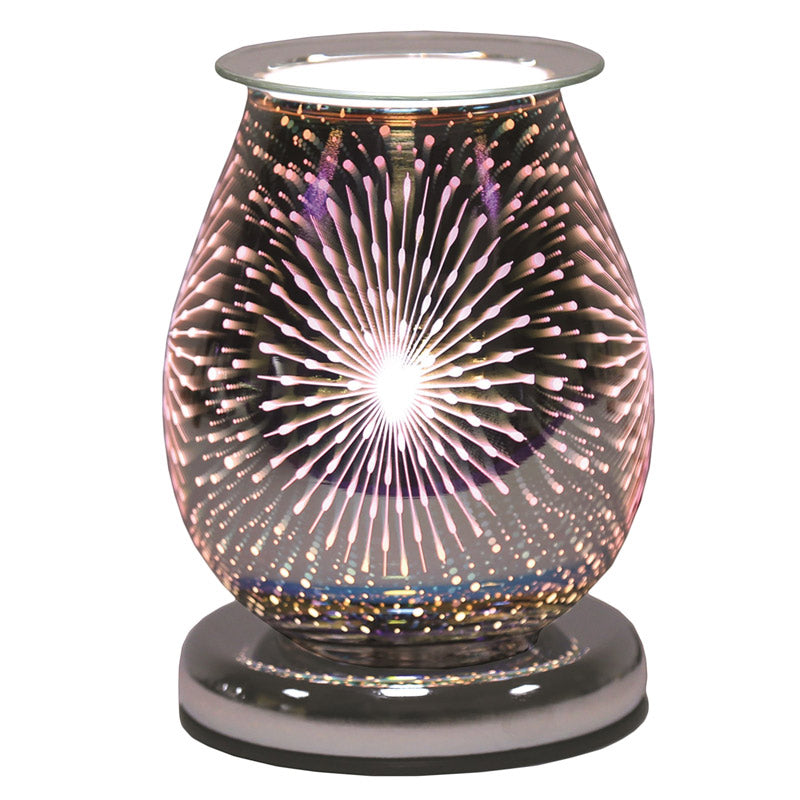 electric wax burner with light