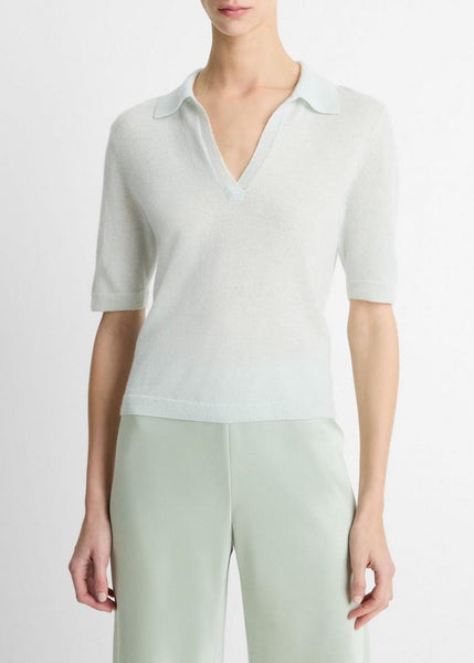 AQUA DEW SILK BLEND S/S POLO