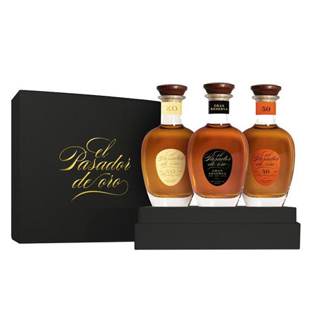 Box of El Pasador De Oro Rums