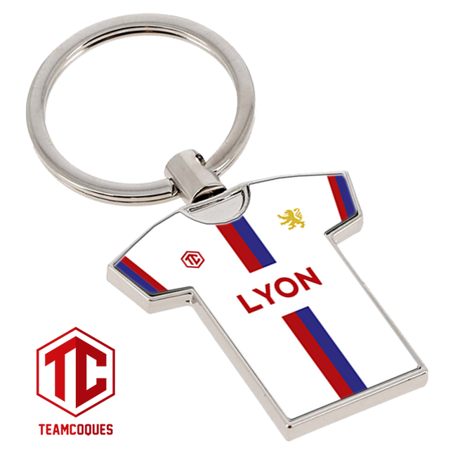 Porte-clés métal maillot foot PARIS SG PSG n°1 - TEAMCOQUES