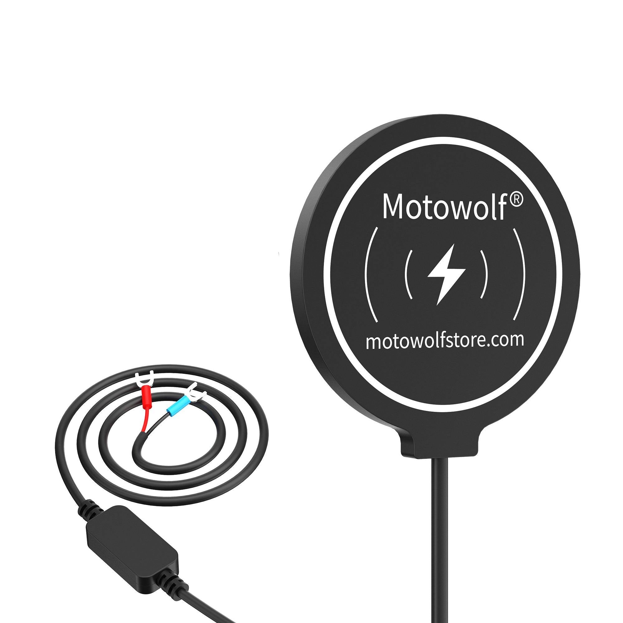 wireless charging phone mount for motorcycle