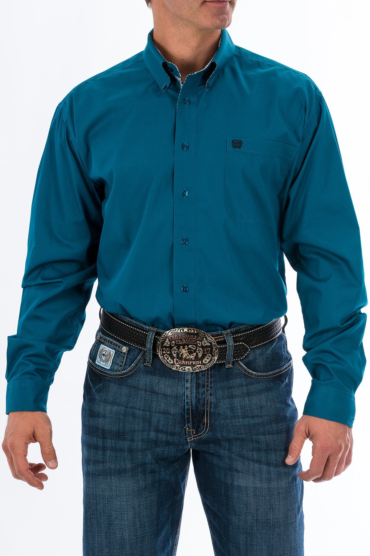 Men's Blue Cinch Shirt - Diamond K Country