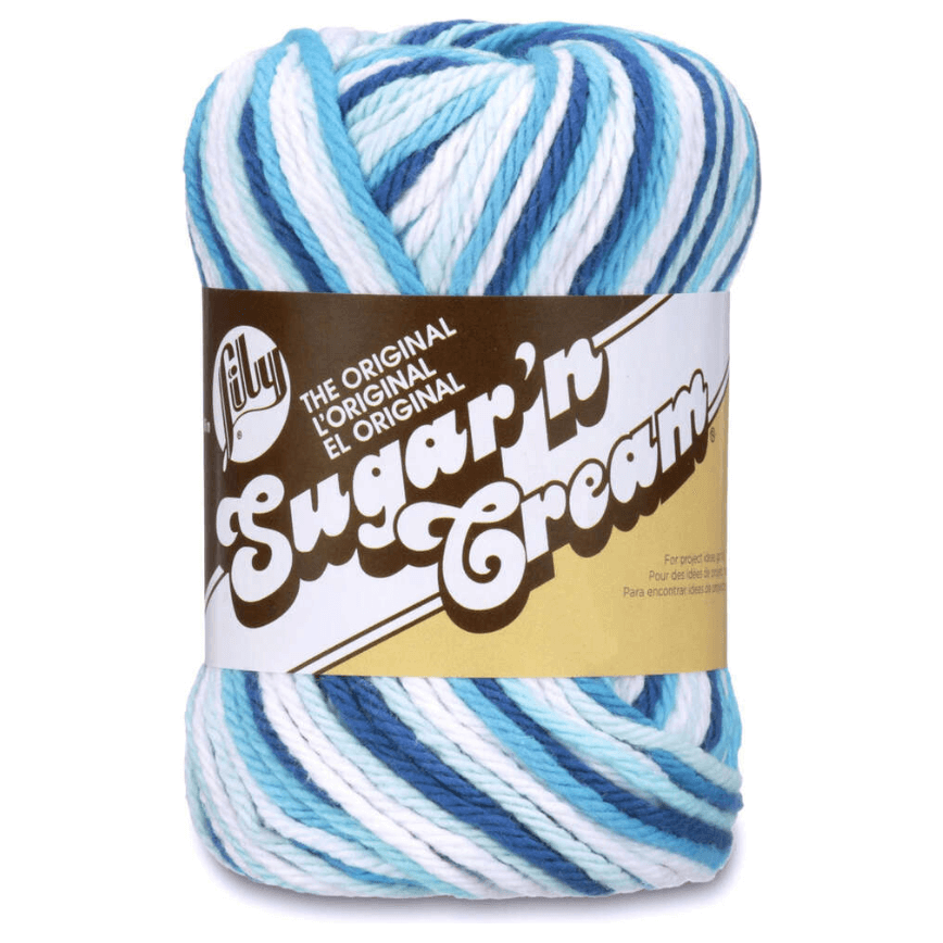 Lily Sugar'n Cream Cotton Cone Yarn, 14 oz, Overcast Gray (1)