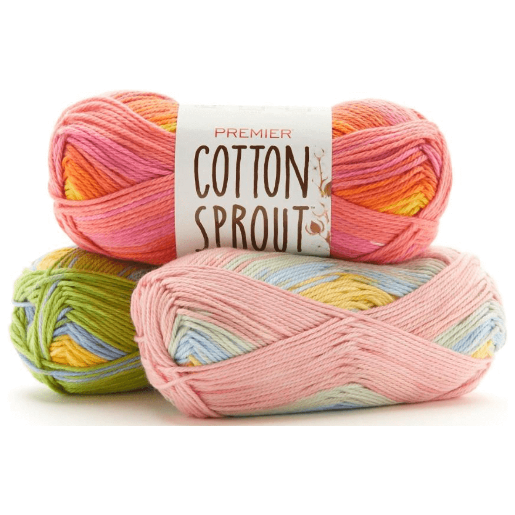 Premier Cotton Sprout Worsted Yarn-Blush