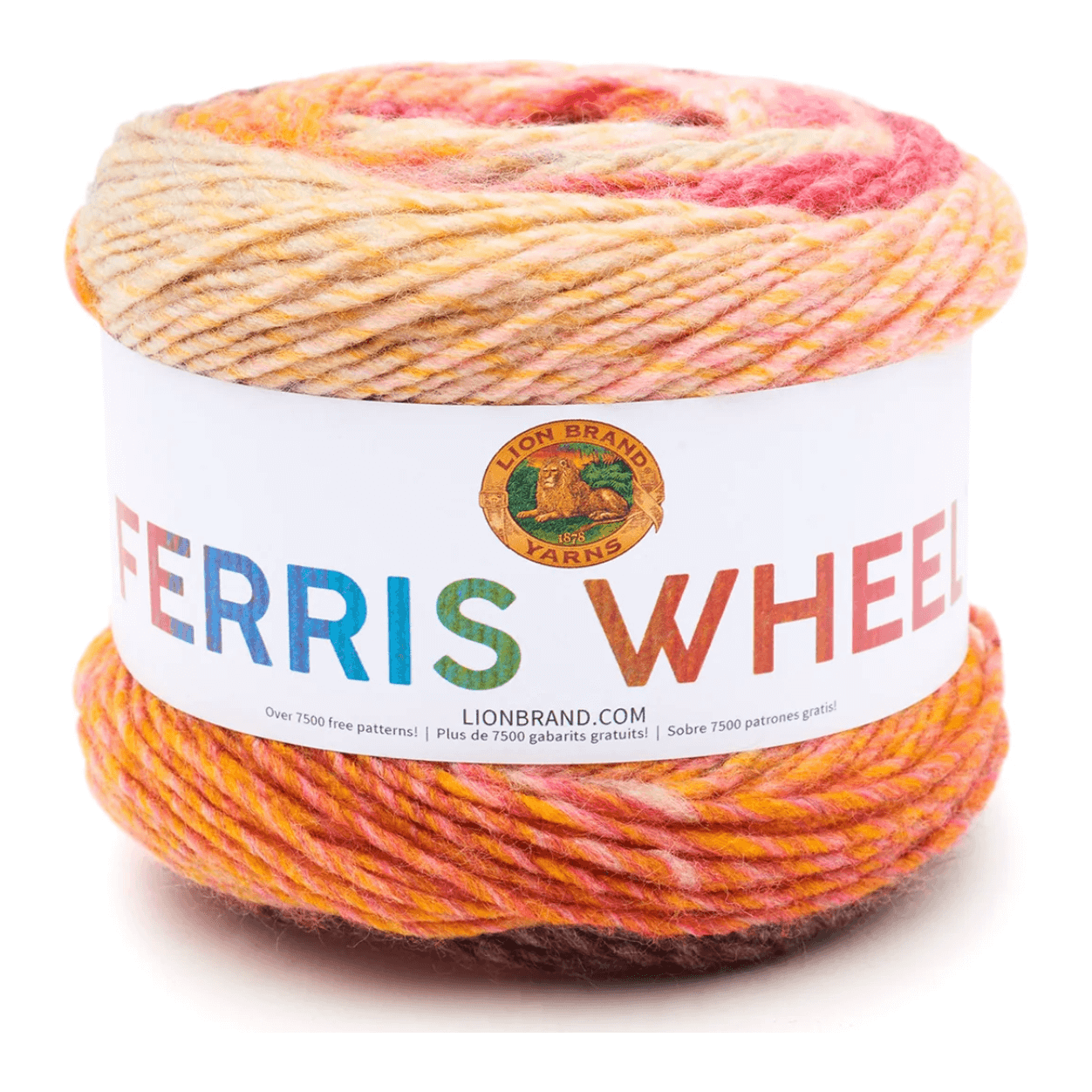 Evergreen/Pearl Grey Scarfie Yarn - Lion Brand